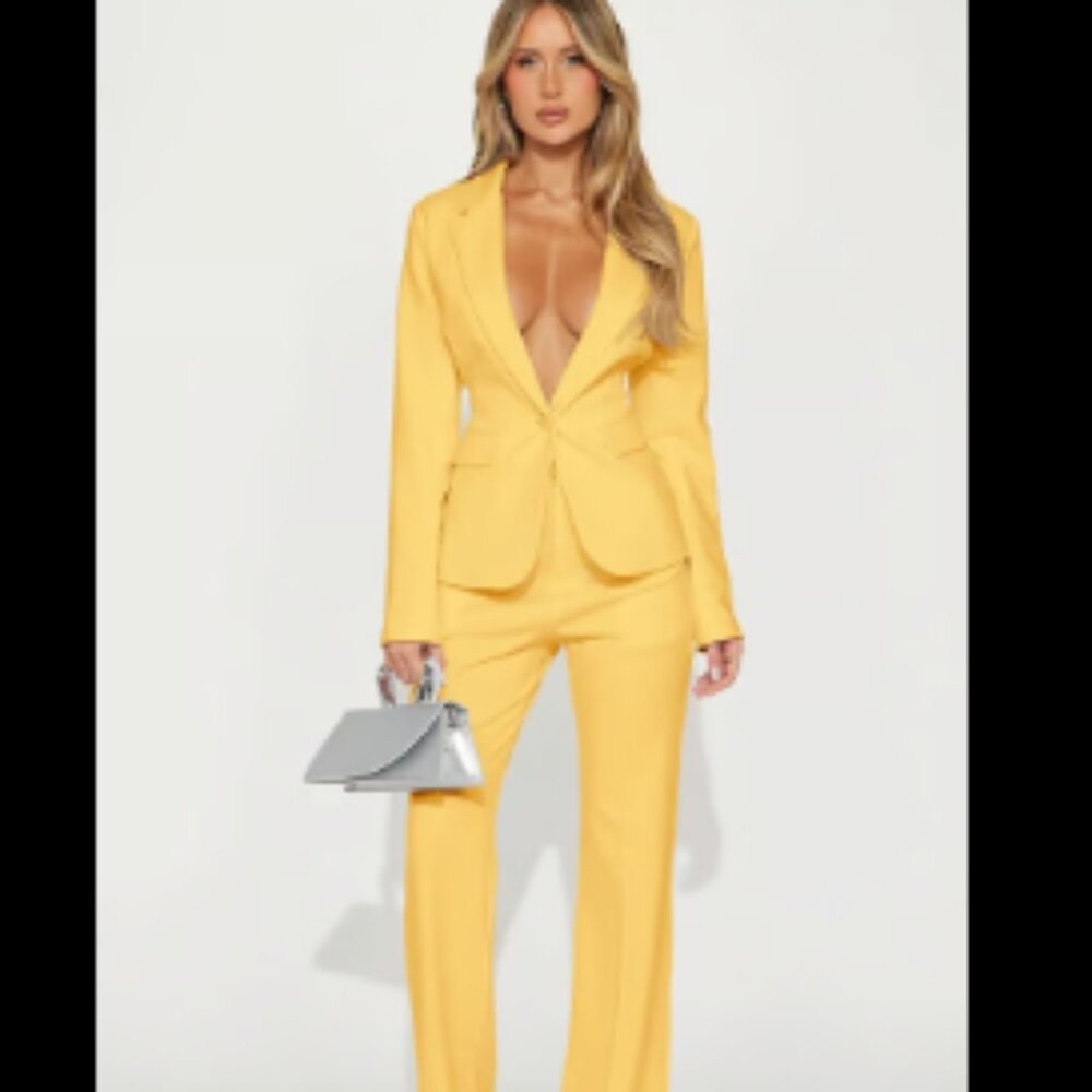 Business Per Usual Blazer Pant Set